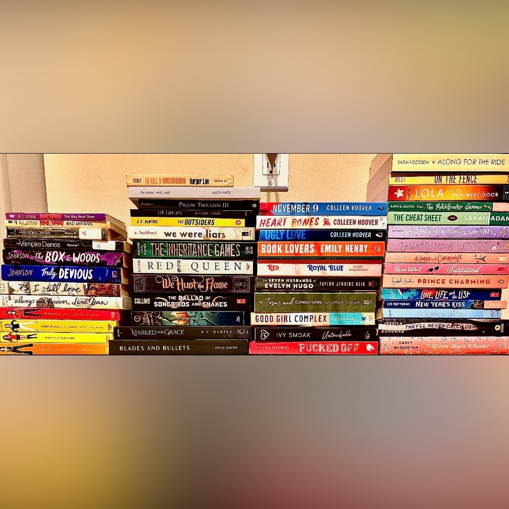 Huge YA & Romance Book Bundle Lot of 50+
